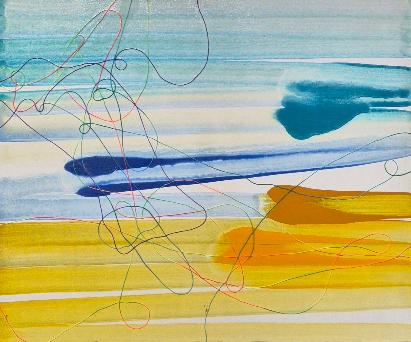 Drawing a line in space No.15