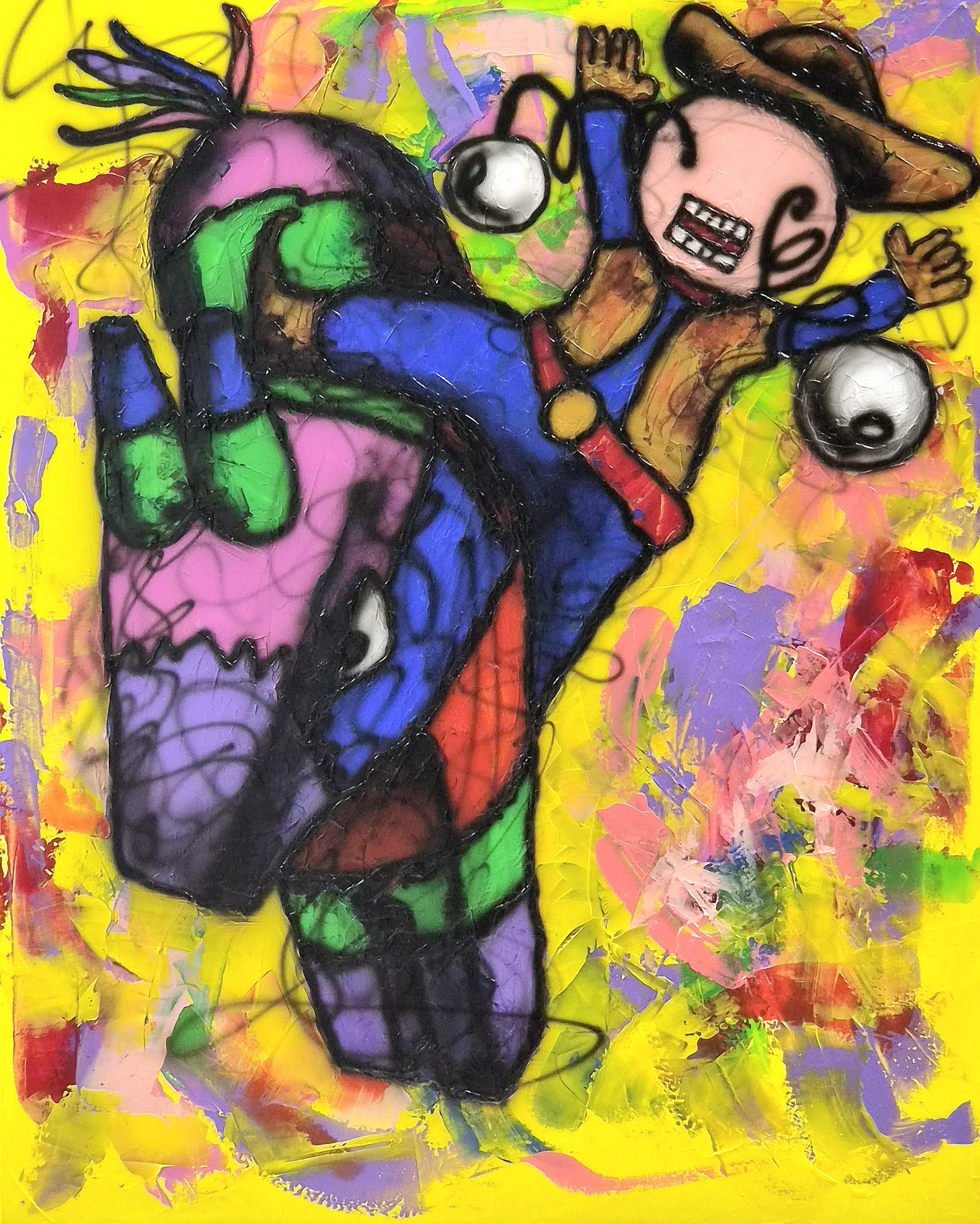 Rodeo on piñata
